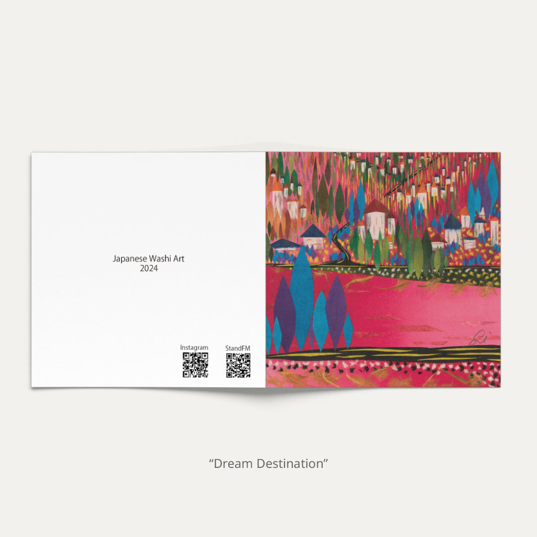 Square Card Set – Way, Countryside, Dream Destination