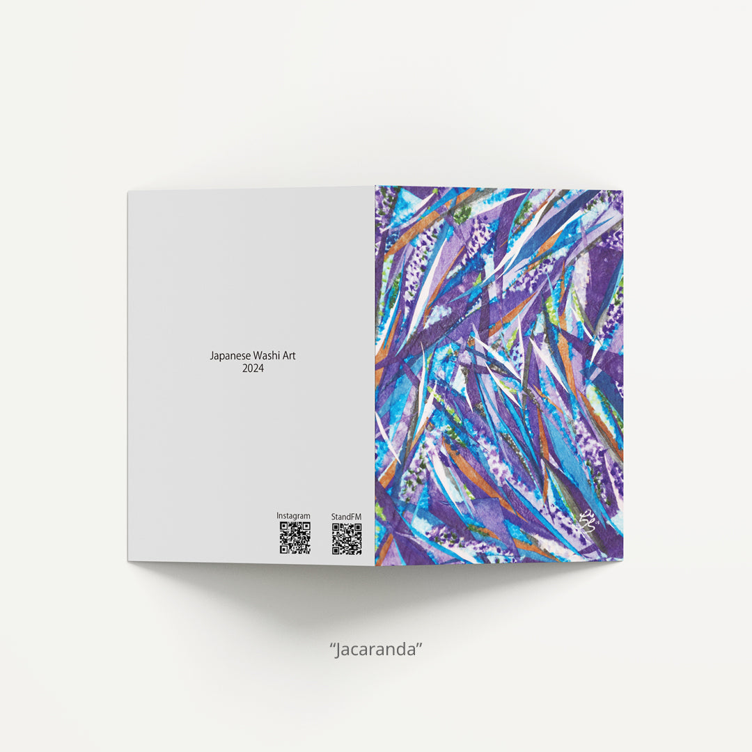 Bifold Card Set – Gumtree, Bottlebrush, Wattle, Jacaranda