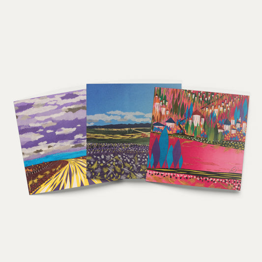 Square Card Set – Way, Countryside, Dream Destination